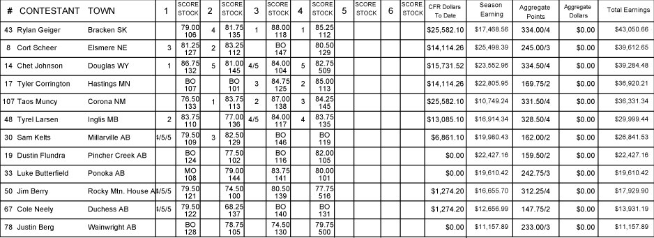 Saddle Bronc