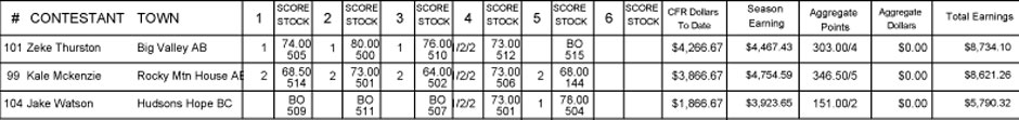 Novice Saddle Bronc
